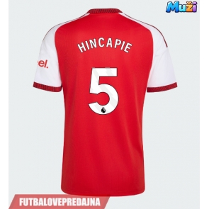 Lacne Muži Futbalové dres Arsenal Piero Hincapie #5 2026-27 Krátky Rukáv - Domáci